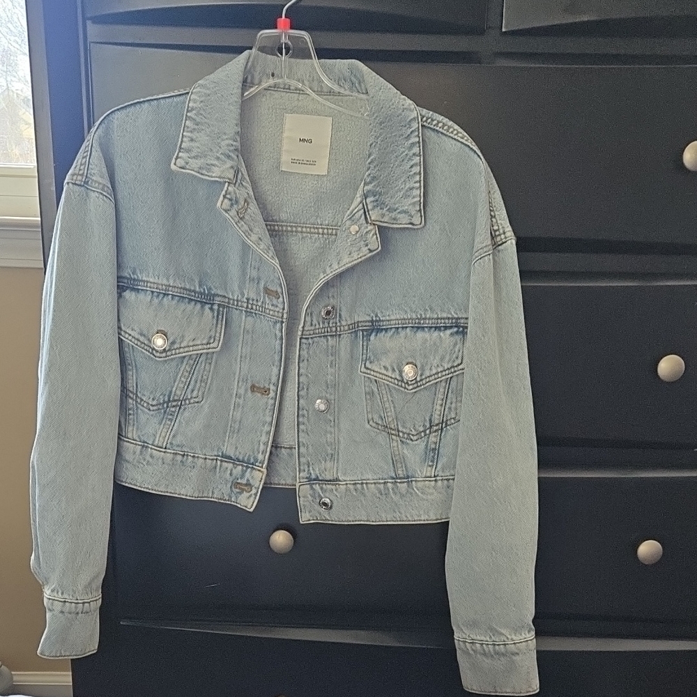 MNG Light Blue Denim Jacket